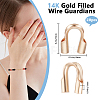 20Pcs Brass Wire Guardians KK-BBC0013-69-2