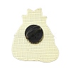Cat Shape with Pineapple Enamel Pins JEWB-I052-02G-02-2