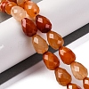 Natural Red Agate Beads Strands G-G177-D01-02-2