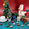 AHADERMAKER 80Pcs 8 Style Christmas Ball Plastic Hanging Ornament AJEW-GA0006-01-4