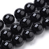 Natural Obsidian Beads Strands G-S259-33-8mm-1