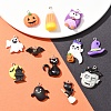 24Pcs 12 Styles Halloween Opaque Resin Pendants RESI-YW0004-84-2