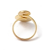 304 Stainless Steel Open Cuff Ring Findings STAS-E124-05H-G-3