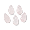 Natural Rose Quartz Faceted Pendants G-D082-01G-1