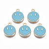 Alloy Enamel Charms X-ENAM-S121-165B-RS-1