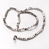 Electroplate Non-magnetic Synthetic Hematite Bead Strands G-F300-24A-06-2