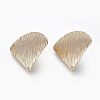 Brass Stud Earring Findings KK-E768-08G-3