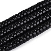 Opaque Solid Color Glass Beads Strands X-GLAA-N026-3x6mm-11-1