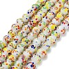 Handmade Lampwork Beads Strands LAMP-H071-01B-03-1