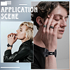 Vintage Punk Rock Style Wide Leather Cord Wristband Bracelets for Unisex BJEW-WH20007-07A-5