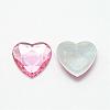 Acrylic Rhinestone Flat Back Cabochons GACR-Q009-25x25-07-2