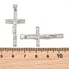 Easter Brass Micro Pave Clear Cubic Zirconia Pendants CU-CBADC6C-09P-01-3