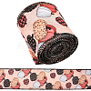 Pumpkin Pattern Polyester Ribbon OCOR-WH20003-66-6