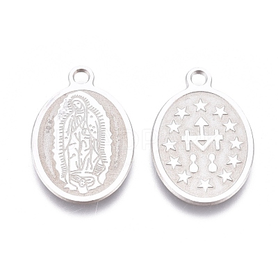 Non-Tarnish 304 Stainless Steel Charms STAS-L247-019P-1