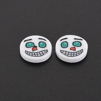 Halloween Handmade Polymer Clay Cabochons CLAY-N006-110-1