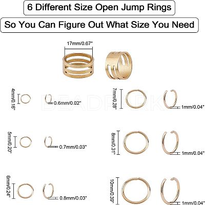 304 Stainless Steel Open Jump Rings STAS-UN0017-23-1