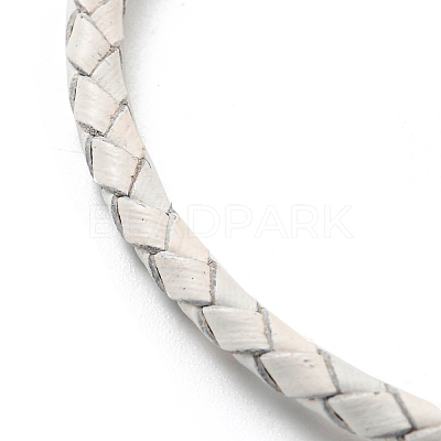 Leather Braided Cord Bracelets BJEW-G675-06G-06-1