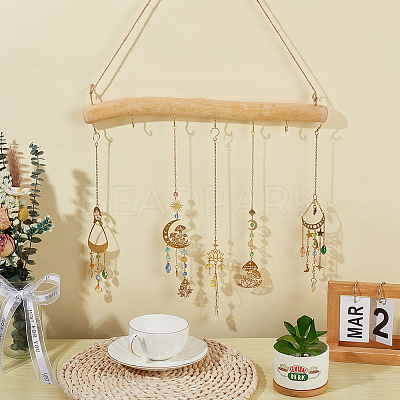 1Pc Driftwood Branch Hook Branch Hanger Rack AJEW-SP0002-31C-1