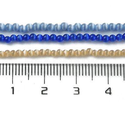 Cat Eye Beads Strands CE-Z001-01L-1