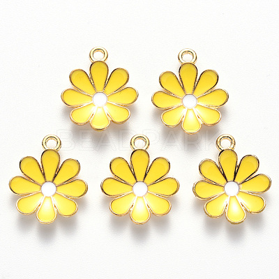 Alloy Enamel Pendants X-ENAM-S121-116A-1
