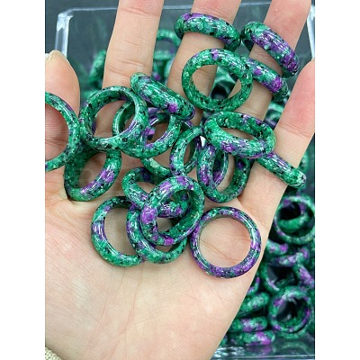 Natural Ruby in Zoisite Finger Rings WG8089A-25-1