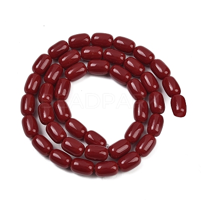 Opaque Glass Beads Strands GLAA-Z015-02G-1