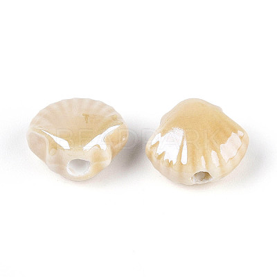 Handmade Porcelain Beads PORC-Q002-01G-01-1