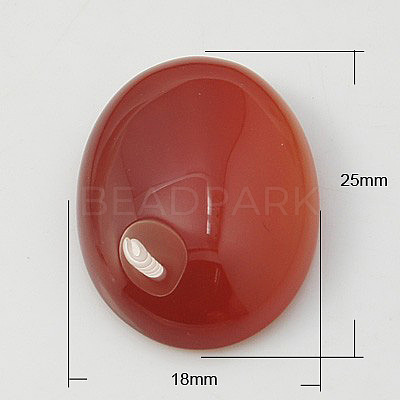 Natural Gemstone Cabochons G-G082-18x25x7mm-1-1