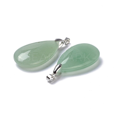 Natural Green Aventurine Pendants G-D084-01P-B10-1