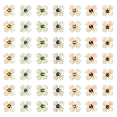 80Pcs Plastic Cabochons KY-TADJ0001-09-1