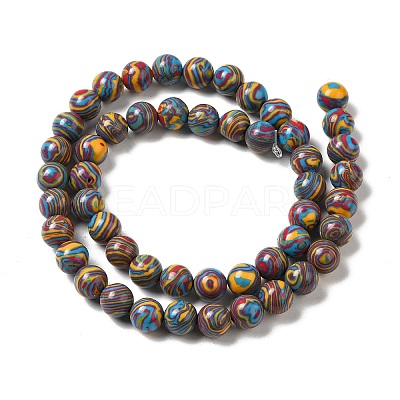 Synthetic Malachite Dyed Beads Strands G-P507-02A-06-1