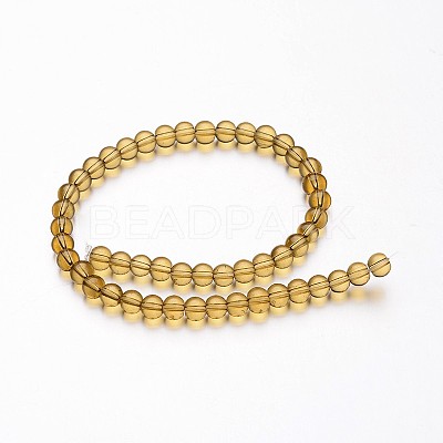 Glass Round Bead Strands GLAA-I028-6mm-15-1