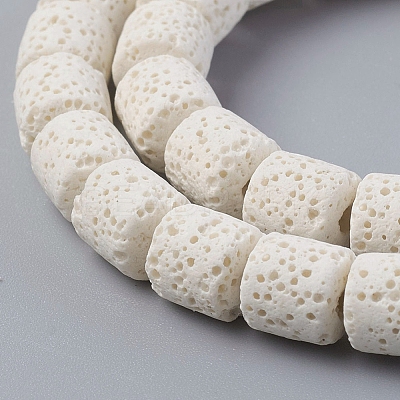 Natural Lava Rock Beads Strands G-F671-04A-01-1
