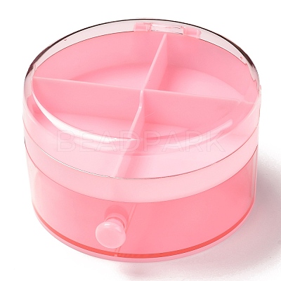 Round Plastic Jewelry Boxes LS-OBOX-F006-08-1