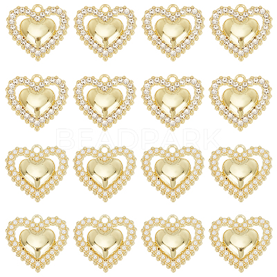 16Pcs 2 Style Alloy Pendants FIND-PH0007-23-1