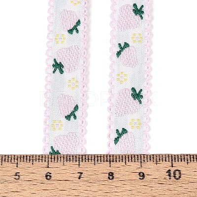 Polyester Strawberry Ribbon OCOR-T016-04E-1