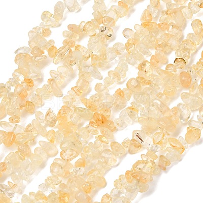 Natural Citrine Beads Strands X-G-P332-51-1