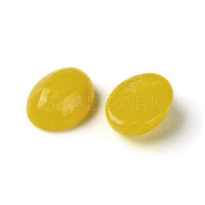 Natural White Jade Cabochons G-A094-01B-32-1