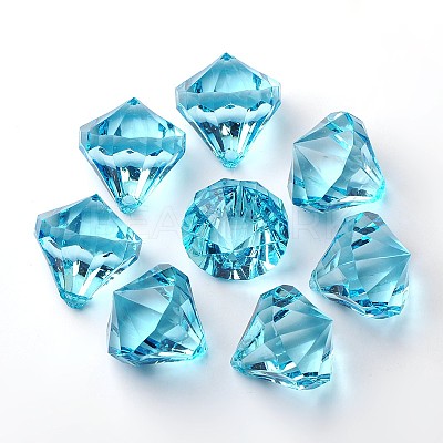 Tarnsparent Acrylic Pendants for Curtains DB28x31mmC64-1