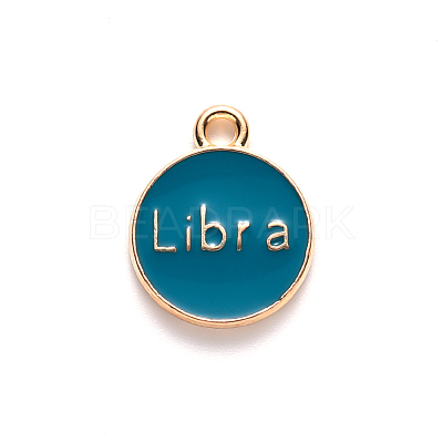 Alloy Enamel Pendants ENAM-S124-01A-05K-1