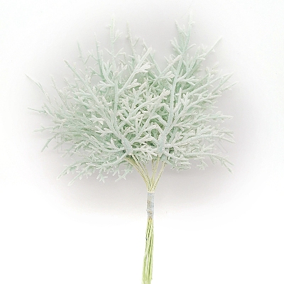 Plastic Artificial Frost Leaves for Wedding Christmas Decoration PW-WG0DC57-10-1