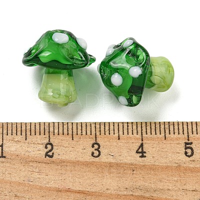 Handmade Bumpy Lampwork Beads LAMP-S067-01D-1