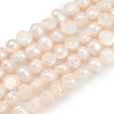 Natural Cultured Freshwater Pearl Beads Strands PEAR-P064-20B-01A-1