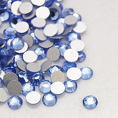 Glass Flat Back Rhinestone RGLA-C002-SS34-206-1