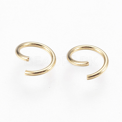 304 Stainless Steel Open Jump Rings X-STAS-P212-19G-09-1