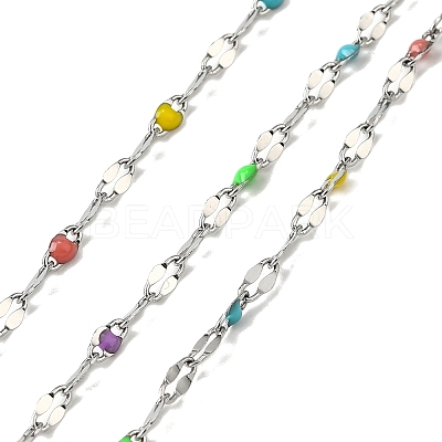304 Stainless Steel Dapped Chains CHS-H036-01P-02-1