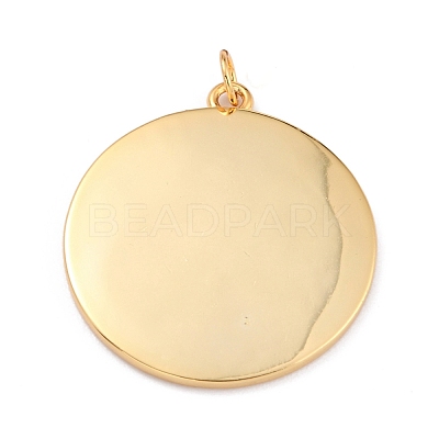 Brass Enamel Pendants KK-F825-03G-1