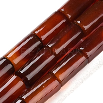 Natural Red Agate Beads Strands G-NH0019-A03-02-1