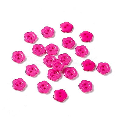 Resin Buttons RESI-D031-15mm-04-1
