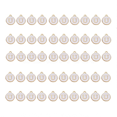 Golden Plated Alloy Charms ENAM-SZ0001-25A-U-1